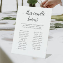 Elegante Dieses Candle Burns School Wiedersehen-Me