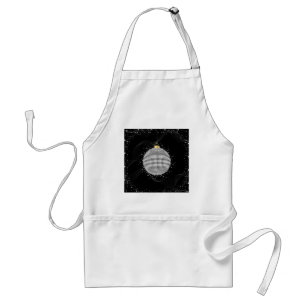 Elegante Disco-Kugel-Weihnachtsdekoration Schürze