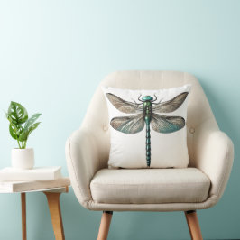 Elegante Dragonfly Natur Inspirierte Kunst Kissen