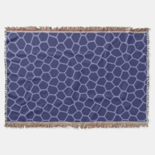 Elegante dunkelblaue Giraffen-Druck-Fliesendecke Decke