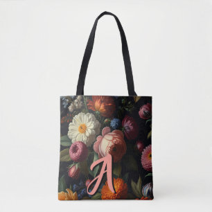 Elegante, dunkelmoody Vintage Flora