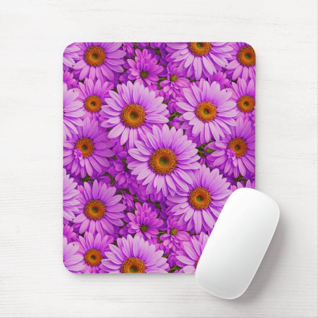 Elegante dunkelrosa Magenta Mousepad (Mit Mouse)