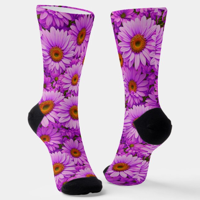 Elegante dunkelrosa Magenta Socken (Gewinkelt)