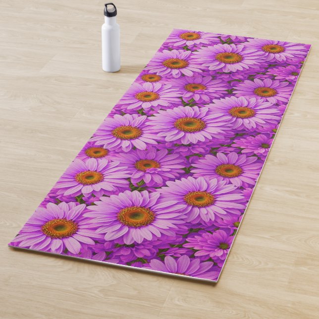 Elegante dunkelrosa Magenta Yogamatte (Beispiel)
