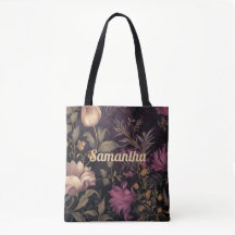 elegante dunkle Blume mit Namen