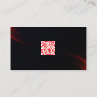 Elegante dunkle professionelle QR-Code-Netzwerkkar Visitenkarte