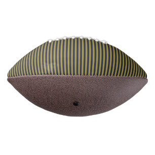 Elegante dünne goldene und blaue blaue Streifen Football