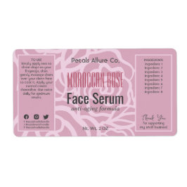 Elegante duskische Rose Rosa Face Fair Oil Serum L