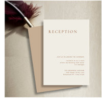 Elegante Dusty Beige Moderne Typografie Hochzeit
