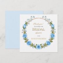 Elegante Dusty Blue Rose und Baby's Breathe