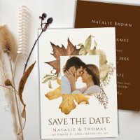 Elegante Dusty Brown Herbst-Hochzeit im Herbst