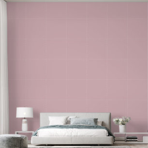 Elegante Dusty Rose Rosa Schlichtes, farbiges Schl Tapete
