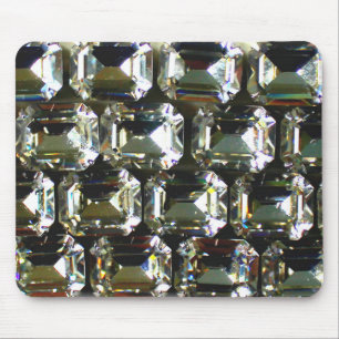 Elegante Edelsteine Diamanten Strasssteine Mousepad