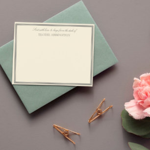 Elegante Eggshell mit Liebe & Hugs verschickt Mitteilungskarte