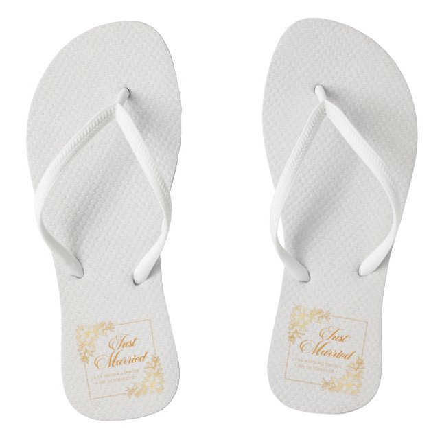 Elegante Eheleute| Flip Flops (Fußbett)
