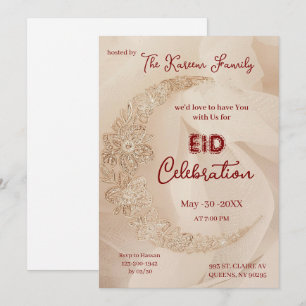Elegante Eid-Feier Eid-Party-Einladung Einladung