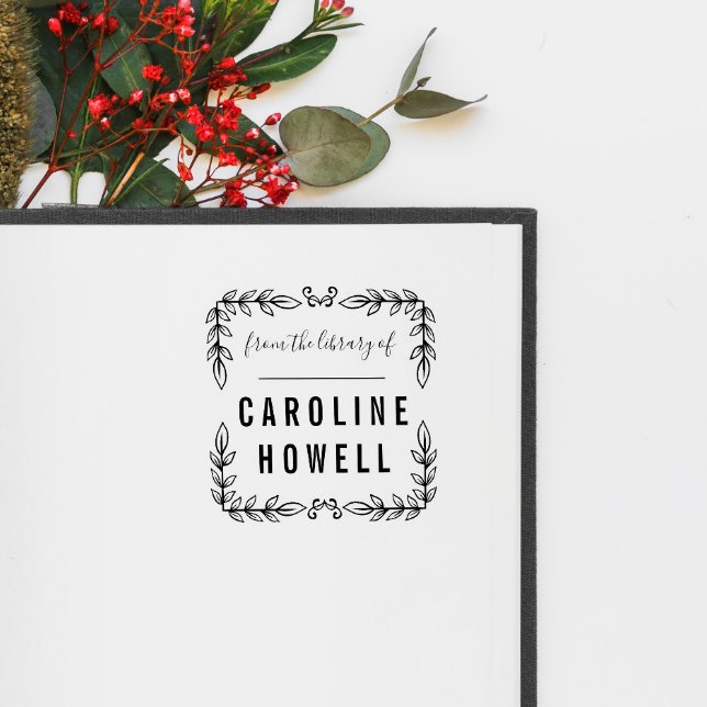 Elegante, einfache Blätter aus der Bibliothek des  Permastempel (Von Creator hochgeladen)