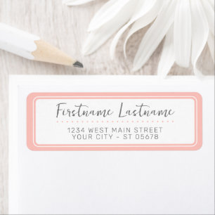 Elegante einfache chic weiße typografische Schrift