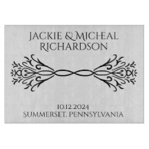 Elegante einfache Individuelle Name Date Wedding G