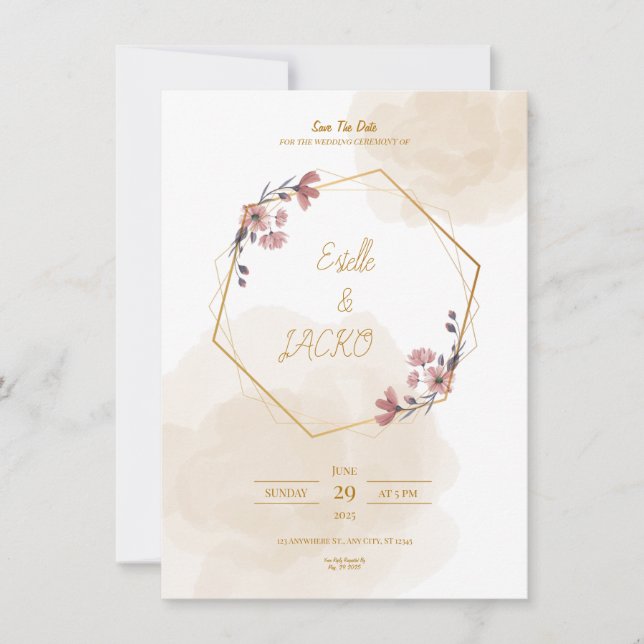 Elegante einfache Karten (Vorderseite)