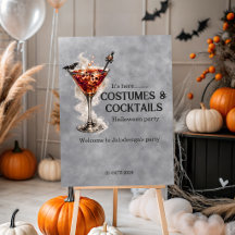 Elegante einfache Kostüme Cocktails Halloween-Part