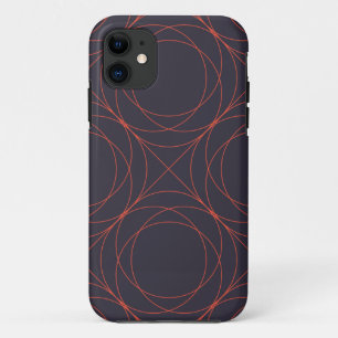 Elegante, einfache, lebendige, moderne Linienmuste Case-Mate iPhone Hülle