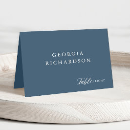 Elegante, einfache Minimalistische Hochzeit Tischnummer