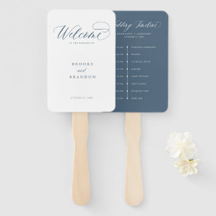 Elegante einfache Minimalistische Moderne Hochzeit Fächer