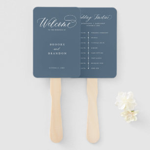 Elegante einfache Minimalistische Moderne Hochzeit Fächer