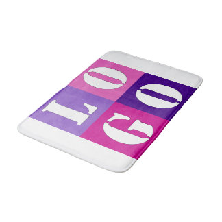 Elegante, einfache Personalisierte Hochzeit Badematte