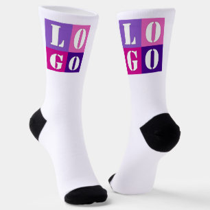 Elegante, einfache Personalisierte Hochzeit Socken