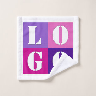 Elegante, einfache Personalisierte Hochzeit Waschlappen