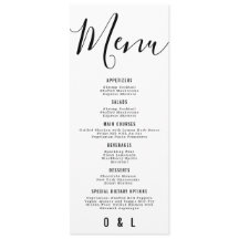 Elegante einfache Schwarz-Weiß-Monogramm-Hochzeit