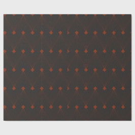 Elegante, einfache schwarze und rote Weihnachten Geschenkpapier