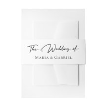 Elegante einfache stilvolle moderne Hochzeitsschri