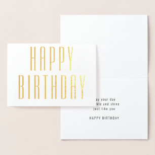 Elegante einfache Typografie Minimalistischer Alle Folienkarte