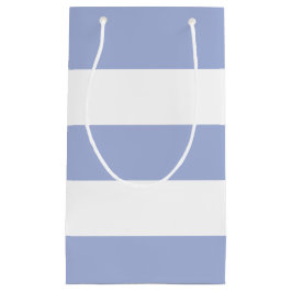 Elegante, einfache, weiße Streifen Kleine Geschenktüte