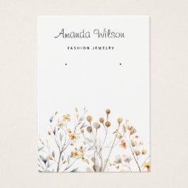 Elegante, einfache Wildblumen mit Grafikkarte