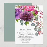 Elegante einfarbige Hochzeit der Wasserfarben