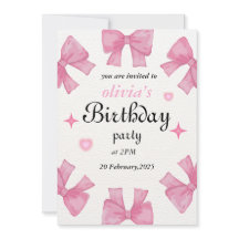 Elegante Einladung zum Geburtstag - Machen Sie Ihr