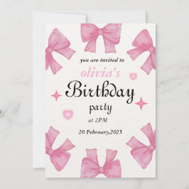 Elegante Einladung zum Geburtstag - Machen Sie Ihr