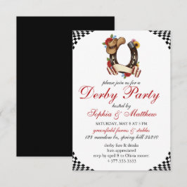 Elegante Einladung zum Kentucky Derby Pferderennen