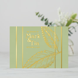 Elegante Einladung zur Hochzeit