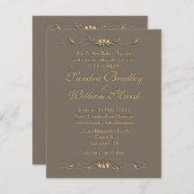 Elegante Einladung zur Hochzeit