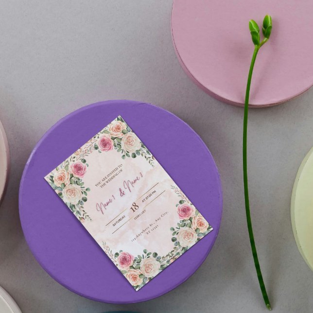 Elegante Einladung zur Hochzeit (Von Creator hochgeladen)