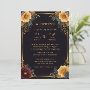 Elegante Einladungen zu Hochzeiten