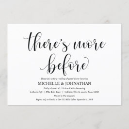 Elegante Einladungs-Karte für Hochzeiten Probe Din Einladung