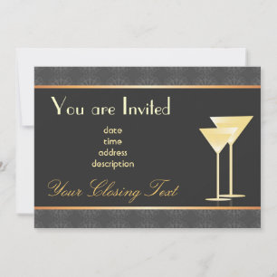 Elegante Einladungskarte Einladung