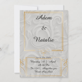 elegante Einladungskarte Einladung