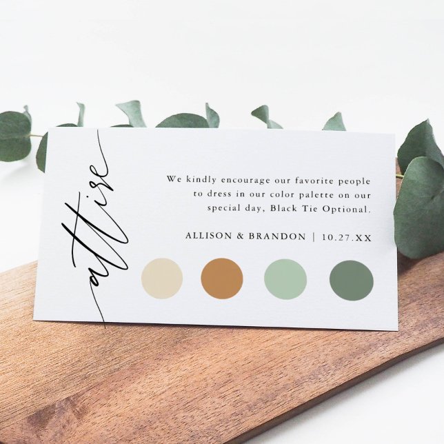 Elegante Einlage für das Hochzeitskleid Begleitkarte (Von Creator hochgeladen)